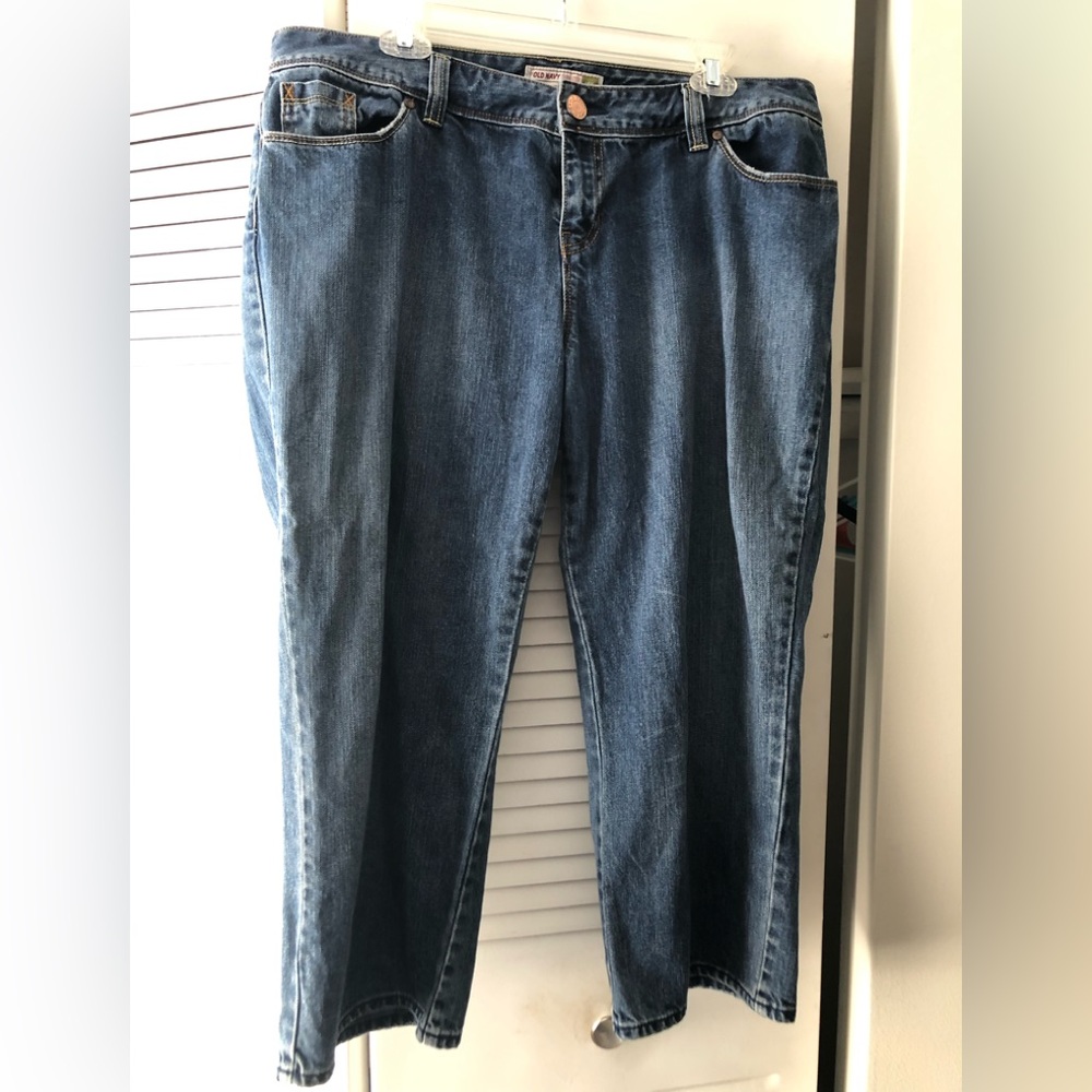 Old Navy, Low-Rise, Plus Size 16 Blue Jeans